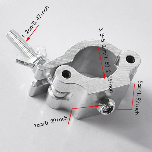 Lámparas De Escenario De Servicio Ancho De Plata 5cm