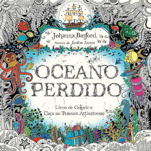 Imagem 2 de 3 de Oceano Perdido + Selva Mágica Kit 2 Livros Para Colorir