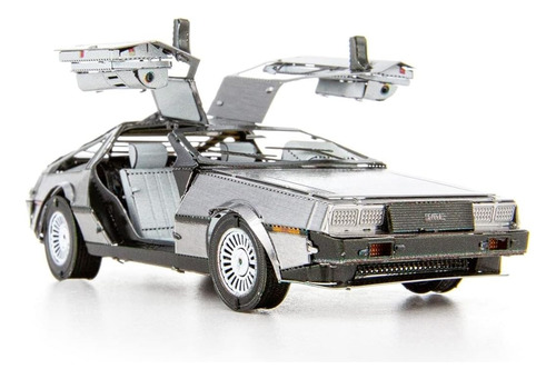 Cc El Rompecabezas 3d Metal Delorean Volver Al Futuro