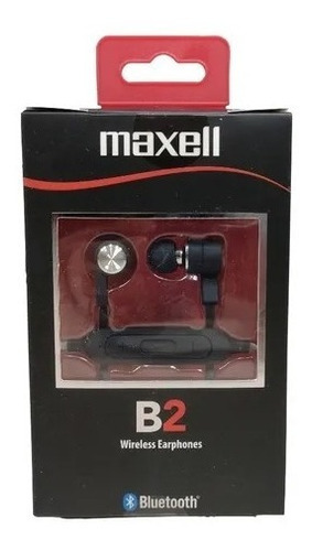 Audífonos Inalámbrico Maxell Bluetooth Bt-14 Bass B2 Negro