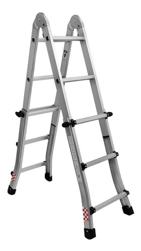 Escalera Multiforma Aluminio Peldaños 710710 150kg 2.87m