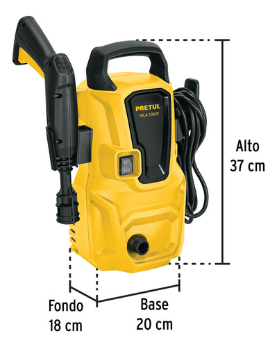 Hidrolavadora 350 Psi + Acccesorios Para Lavado De Auto