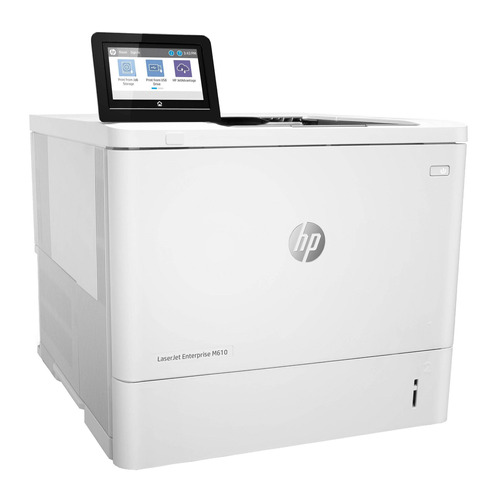 Impresora  simple función HP LaserJet Enterprise M610dn con wifi blanca y gris 110V - 127V