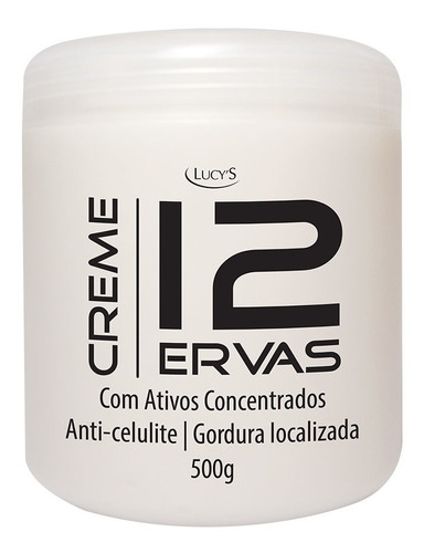 Creme 12 Ervas 500gr  Lucys Cod 190