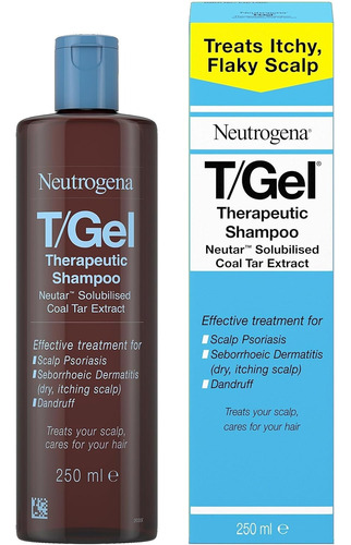 Neutrogena, Shampoo T Gel, Versión Reino Unido, 250ml, 1 Und