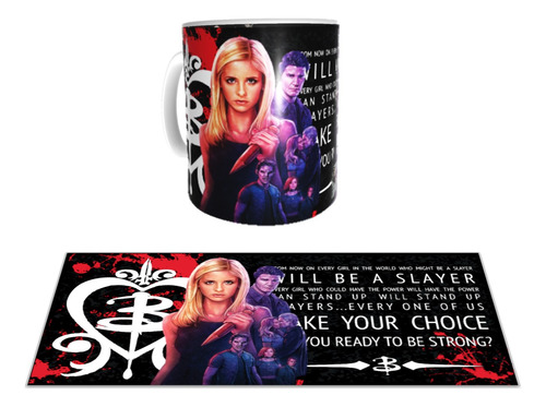 Taza De Ceramica 320 Ml, Buffy La Cazavampiros
