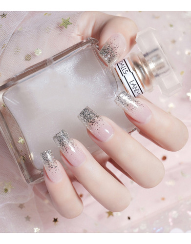 Hg Pegamento De Extensión De Uñas De Color Sólido