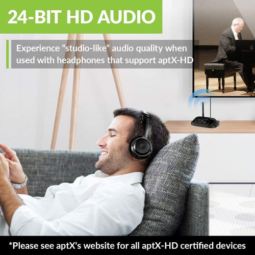 Transmisor Y Receptor Bluetooth Avantree Oasis Plus, Para Tv