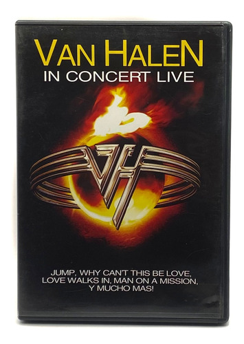 Dvd Van Halen  In Concert Live / Excelente