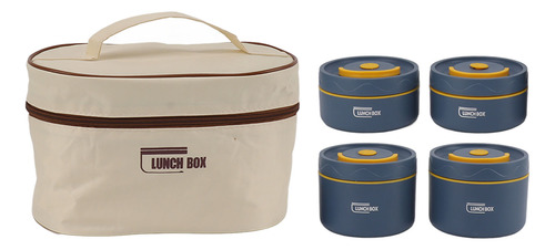 Bolsa Bento Container Para Almuerzos Con Tapa Redonda, A Pru