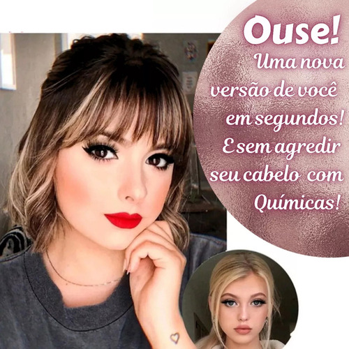 Prótesis Capilar Para Mujer Top Hair Fringe 3d