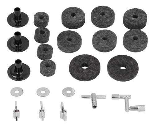 U Kit Para Batería Fieltro, 23 Piezas, Juegos De Fieltros