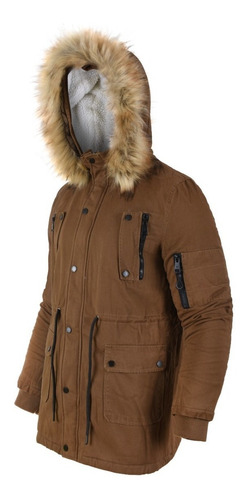 Imagen 3 de 5 de Parka Hombre Farenheite Importada Hidden