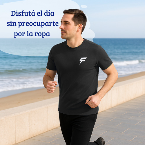 Remera Training Deportiva Running Hombre Dry Fit Maratón