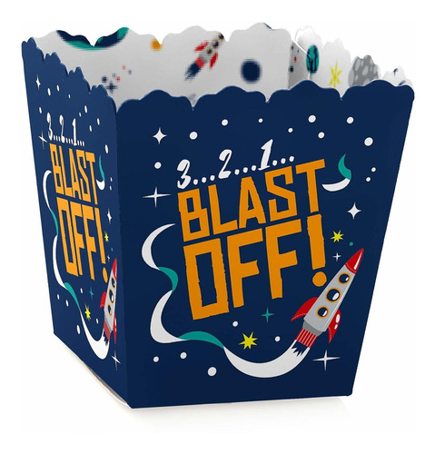 Blast Off To Outer Space  Party Mini Favor Boxes  Ket S...