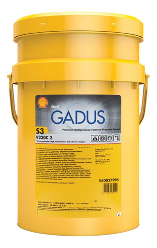 Grasa Multiproposito Shell Gadus S3 V220 C2 18kg