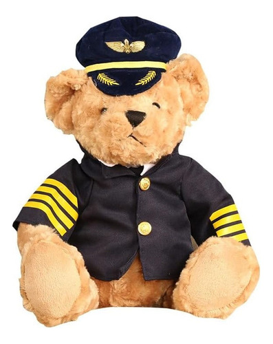 X Oso De Peluche De Piloto De Peluche De Capitán De Avión