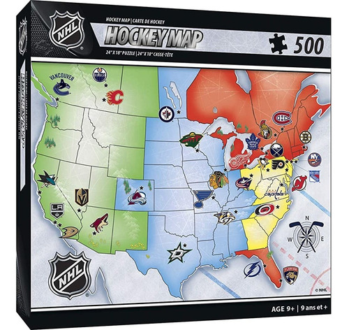 Ningún Equipo De La Nhl Obra Maestra 500pc 24  X 18  Deporte