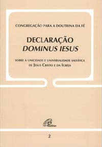 Libro Declaracao Dominus Iesus Doc 2 Sobre A Unicid De Congr