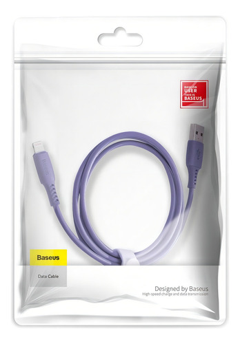Cabo iPhone E iPad Baseus 1,2 M Carreg Rápido 2.4a Colourful