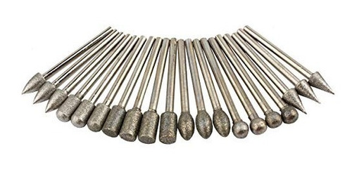 Juego De Brocas De 1/8 De Pulgada De Diamante Con Cabezal Gi