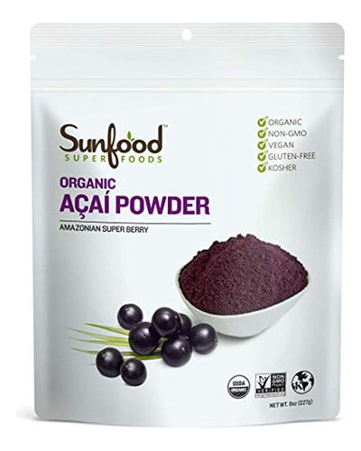 Acai Polvo Orgánico Mejor Calidad Garantizad