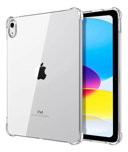 Funda Silicon Tpu Para Ipad 10th 11th A2696 A3354 Flexible Transparente