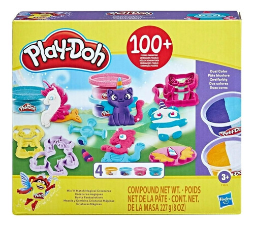 Play Doh Mezcla Y Combina Criaturas Magicas 227g Hasbro