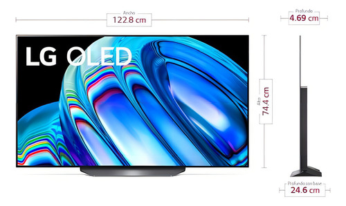 Televisor LG, Smart TV Oled 55" 4k Uhd, OLED55b2psa