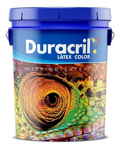 Pintura Látex Color Exterior Interior Duracril 20lts G1