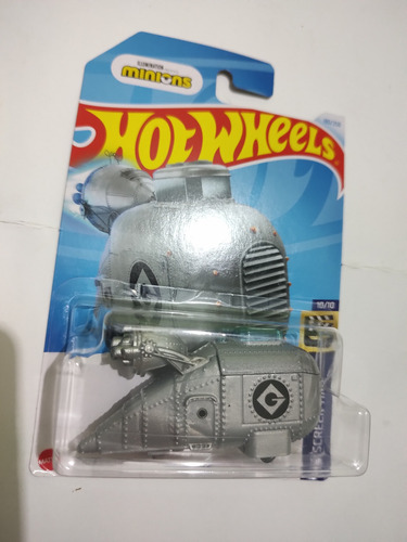 Grumobile Minions Hot Wheels Mattel Gris (Usado)