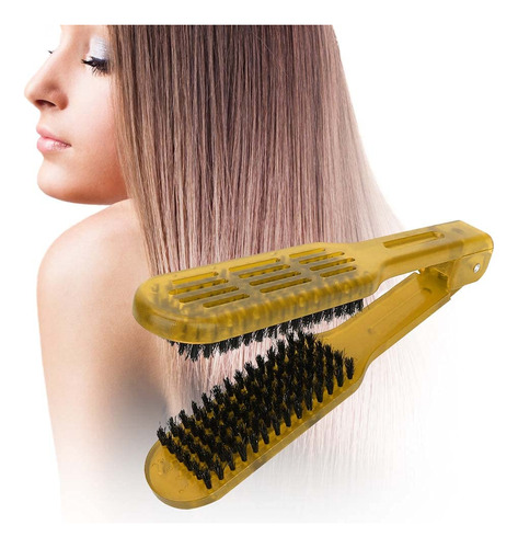 Cepillo De Doble Cara, Pinzas Para El Cabello, Alisador De .