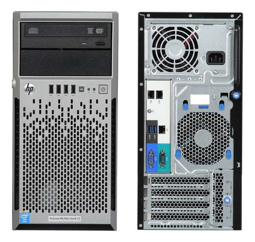 Servidor Hp Ml310e G8 Xeon 1270 V3 4gb Ram 2 Dd 500gb Raid (Reacondicionado)