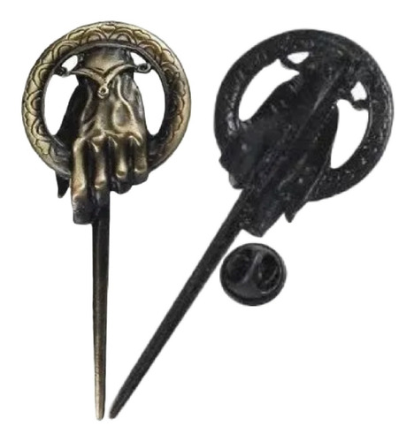 Game Of Thrones Dije Pin Broche Mano Del Rey Envio Gratis!