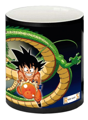 Taza Mágica Goku Niño Y Shenlong - Dragon Ball | Cuotas sin interés