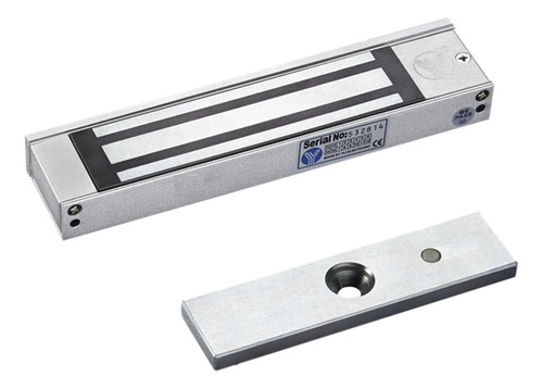 Chapa Magnética 350 Lbs Sensor Estado Accesspro Mag-350s Gris