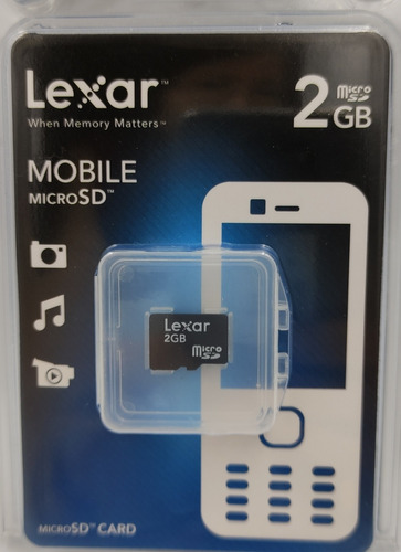 Memoria Micro Sd 2 Gb, Lexar, Nuevo 