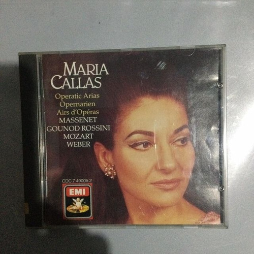 Maria Callas Mozart Weber -operatic Arias- Cd Import / Kktus