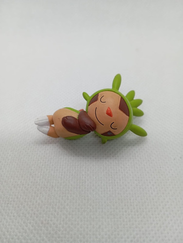 Figura De Pokémon Chespin Tomy Versión Dormido 