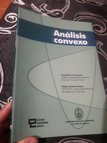 Libro Análisis Convexo Jean Pierre