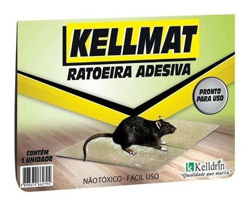 Ratoeira Adesiva Cola Rato - Kelldrin