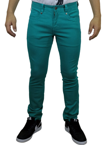 Pantalón Drill Moda Para Hombre - Turquesa