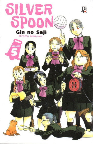 Silver Spoon - Gin No Saji - Nº 05 - Em Português - Editora Jbc 5 - Capa Mole - 2022 - Bonellihq Cx33