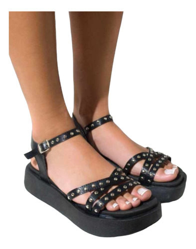 Sandalias Con Tachas Mujer 2024 Oferta