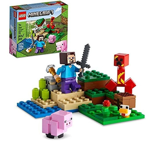 Lego Minecraft The Creeper Ambush 21177 - Kit De Construcci