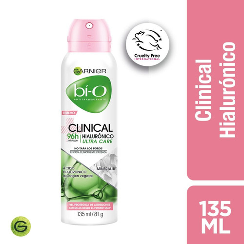 Desodorante Bi-o Clinical Hialuronico Spray Mujer 135ml