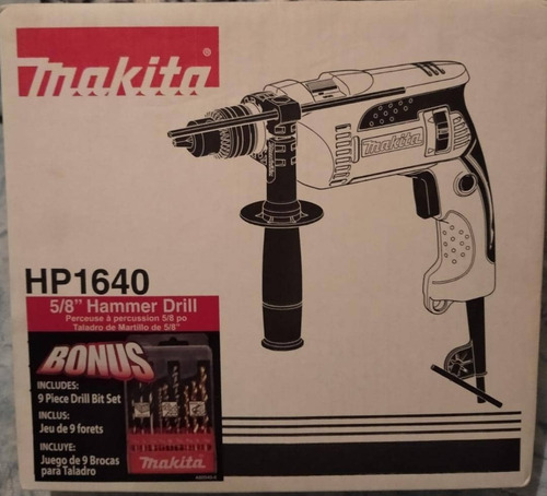 Taladro Martillo Makita Hp1640 5/8 Nuevo