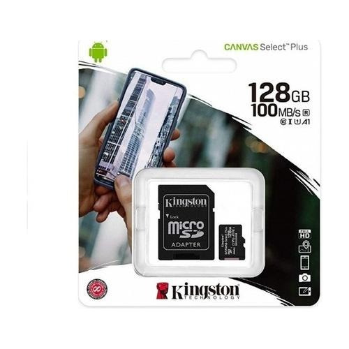 Memoria Micro Sd Kingston 128gb Original Blister Clase 10