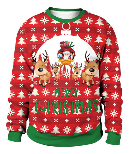Ugly Sweater Navidad Hombre Mujer Funny Pareja Sudadera [u]