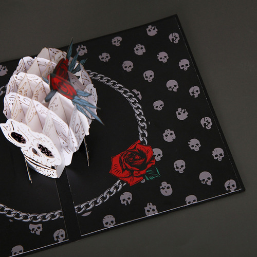Tarjeta De Felicitación 3d De Halloween, Fiesta, Fiesta, Inv